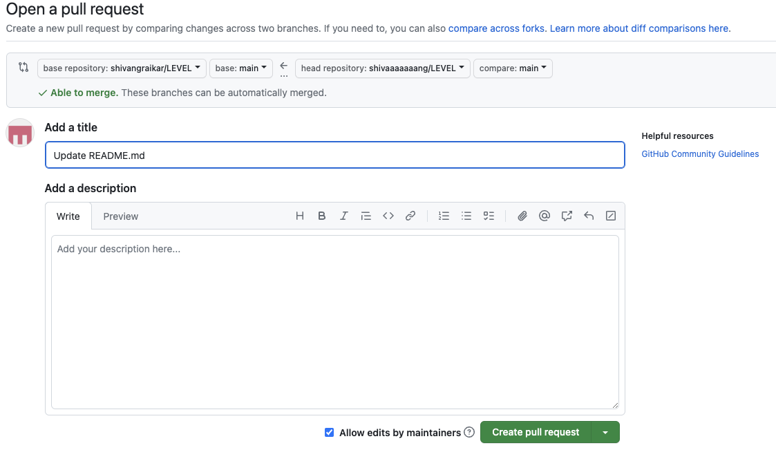 pull request